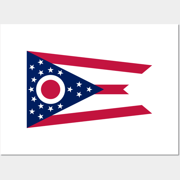 Ohio State Flag Wall Art by Lucha Liberation